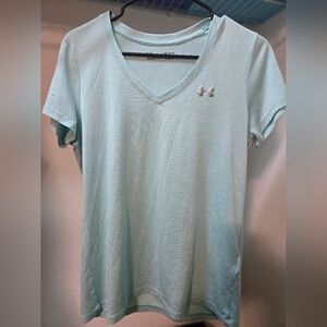 Under Armour Green Fitted Short Sleeve Tee